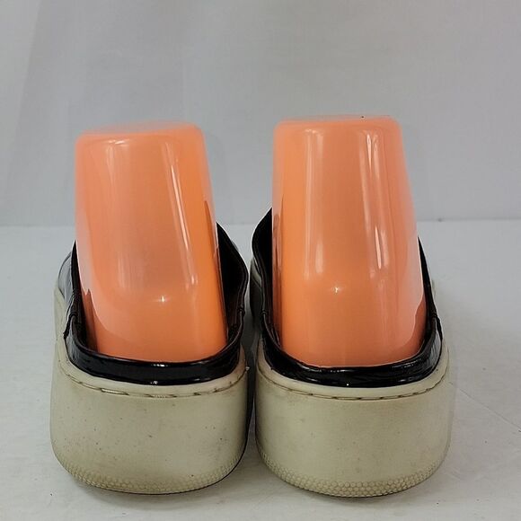 Free People Whynwood Black Patent Leather Slip On Women's Mule - Picture 5 of 14